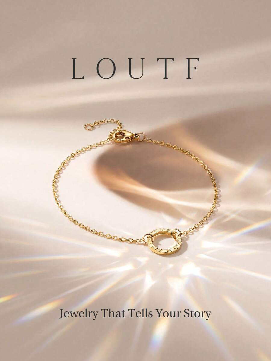 1pc Women's Starry Sky Bracelet, Anniversary Birthday Gift Jewelry - Gold - View 1