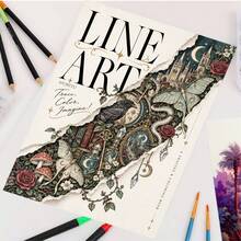 Stress Relief Gothic Line Art Doodle, Featuring Exquisite Doodle Patterns For You To Trace And Color, Designed To Provide A Peaceful And Creative Spiritual Sanctuary. Whether You Are An Art Enthusiast Or Someone Seeking A Way To Relieve Stress - HCYPSZ212 - View 10