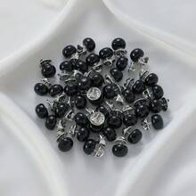 10pcs 12mm Faux Pearl Anti-Exposure Buttons, No-Sew Shirt Fasteners, Safety Pins, 15 Colors Available, Versatile Style - Multicolor - View 15