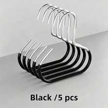 10pcs/6pcs/3pcs/1pc Multi-Functional Anti-Slip Hooks, Suitable For Metal Round Hooks, Hats, Underwear, Ties, Scarves, Belts And Other Items. Can Be Used In Home, Dormitory, Hotel, Bathroom, Bedroom And Closet Storage Racks. - Multicolor - View 6