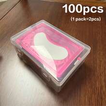 10/50/100/200/300/500 片（1 包=2 片）DIY 接睫毛用眼墊，睫毛嫁接眼墊，美容工具 - 玫紅色 - 查看 15