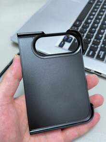 Luxury Ultra-Thin Carbon Fiber Texture Hard Case Compatible With IPhone 18 Duo Fold Shockproof Protective Cover Shell - Grey - View 2