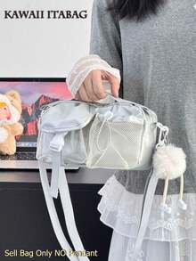 Mini Size Bag Refer To Measurements For Scale New 2026 Ita Bag Women Multi-Pocket Utility Crossbody Bag Y2K Harajuku Style Ita Bag Small Messenger Bag - Multicolor - View 4