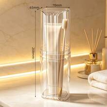 Toothbrush Storage Box Portable Mouthwash Cup Toothpaste Storage Box Toiletry Set Travel Supplies Portable Toothbrush Cup - Multicolor - View 15