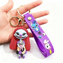 1 buah Gantungan Kunci Disney Anime Halloween Natal Gantungan Kunci Liontin Stitch Lucu Hiasan Tas - Berbagai gaya - View 16