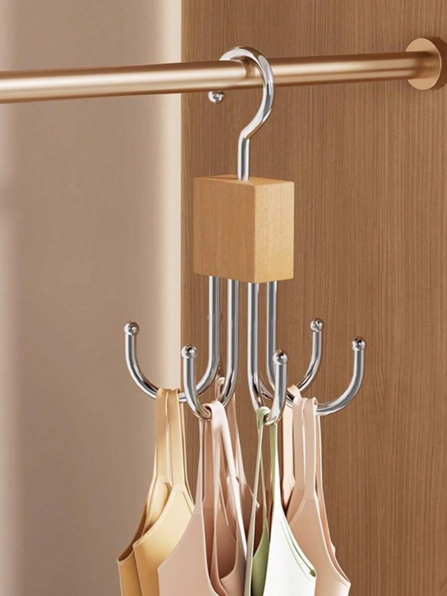 3pcs/2pcs/1pc 360° Rotating Belt Hanger, Space-Saving Multi-Functional Closet Storage Rack, Suitable For Belts, Bras, Ties, Scarves, Tank Tops And Wallets, Ultimate Accessory Storage Solution, Perfect Choice For Birthday, Wedding, Party, Perfect Gift For Colleagues, Friends And Family, Back To School - A - View 1
