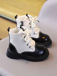 Children's Boots, New Style Single Lining Non-Slip Casual Boots - Black - View 6