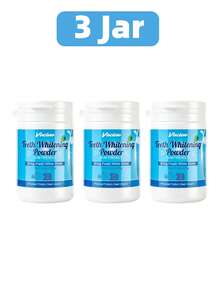 Vaclav 60g 薄荷口味美白牙膏粉 天然牙齒美白拋光 去漬清潔 口氣清新 牙膏替代品 不敏感 - 白色 - 查看 11