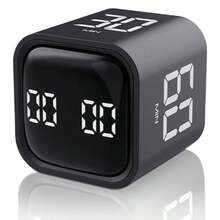 5/10/30/60 Minute Customizable Digital Cube Pomodoro Timer, Efficient Timer, Kitchen Timer, Desktop Timer With Vibration And Adjustable Alarm, Suitable For Task Management, Cooking, Studying - Multicolor - View 12