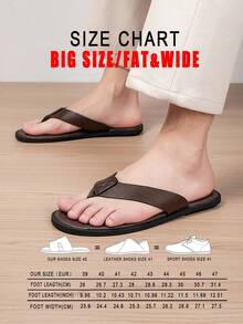 Sandalias de dedo casuales, de playa, para hombre, de verano - marrón oscuro - Ver 9