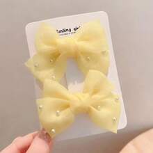 8pcs Sweet Style Hair Clips, Suitable For Daily Use - Multicolor - View 3