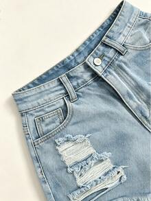 Women Denim Shorts - 2079 - View 4