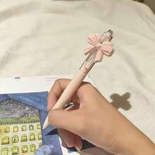 10 Ballpoint Pens, Cute Pink Bow Design, Party Favors, Party Supplies, Back-To-School - A - View 4