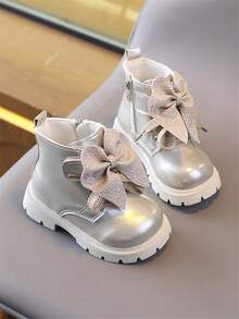 Children's Boots, New Style Single Lining Anti-Slip Casual Boots, Baby Boots - Gold - View 5