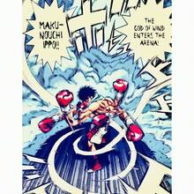 1pc Frameless Movie Poster - "First Strike" Manga Anime Boxer Japanese Art Retro Style Canvas Print Living Room Decor Wall Art, Fan Collection - Multicolor - View 30