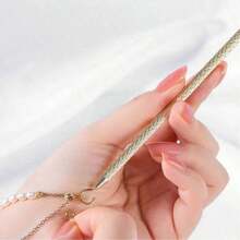 Bracelet Clasp Helper, Quick & Convenient Daily Wear Assistant, Easy Slide-In Jewelry Wrist Accessory, Fashion Metal Wear Buffer, Metal Wire Crocodile Clip Bracelet Helper, Jewelry Assistant, Adjustable Watch Band Buckle - Multicolor - View 14
