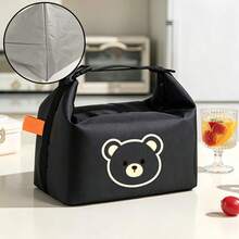 Large Capacity Foldable Insulated Lunch Box Bag, Portable Handheld Lunch Bag For Office Commute, Picnic, Outdoor, Food Storage And Insulation - View 11