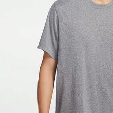 Nike Dri-Fit Logo Crew Neck Quick-Dry Comfortable Casual Short Sleeve T-Shirt Men's Carbon Grey - Grey - View 4
