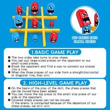 Matryoshka Tic Tac Toe Toy Red & Blue Battle Educational Desktop Game Parent-Child Interactive Strategy Toy Children's Birthday Christmas Party Holiday Gift Box Filler - Multicolor - View 9