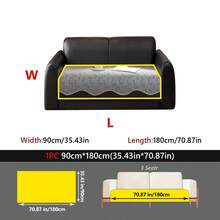 1PC Chenille Minimalist Style Irregular-Edge Sofa Cushion, Skin-Friendly & Breathable, All-Season Universal, Non-Slip & Dustproof, Suitable For 1-4 Seater Sofas As Decorative & Protective Cover. - Grey - View 12
