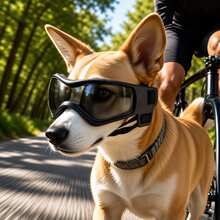1pc Outdoor Pet Sunglasses, UV Protection Lenses, Lightweight And Durable, With Adjustable Headband, Designed For Small And Medium Dogs, Suitable For Outdoor Walks, Travel, Parties And Holiday Dress-Up - Multicolor - View 8