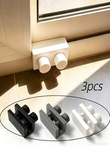 Window Screen Fixer, Window Limit Lock, Suitable For Sliding Doors And Windows, Window Fixing Hardware, Used For Fixing Screens And Windows, Sturdy And Durable, 3-Color Set - Multiple Styles - View 2