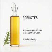 500 ML Kitchen Glass Oil Dosing Bottle, Drip‑Proof & Leak‑Proof Olive Oil Dispenser With Pour Spout, Practical Easy‑To‑Wash Oil Container For Home Use - View 4