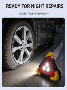 XF.Meraki LED Triangles, Emergency Parking Reflector,LED Emergency Triangle Triangle 5 Mode,Road Warning Triangles With High Visibility LED,LED Lights For Car, SOS, Emergency Triangles For Car, RV, Truck,Car Accessories - A - View 7
