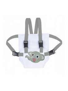 1pc Cartoon Baby High Chair Restraint Strap, Breathable Mesh Material, Lightweight Design, Foldable And Portable, Suitable For Home And Travel High Chairs, Multiple Cute Animal Prints Available, Practical And Thoughtful Gift For Newborns And Toddlers - Cartoon High Chair Strap - View 10