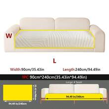 1PC Cream-Style Plush Velvet Jacquard Sofa Cushion Cover – Non-Slip, Pet-Friendly, All-Season, Machine Washable Suitable For 1-4-Seater Sofas. Decorative Protective Slipcover / Throw Cover – Dustproof, Durable, And Resistant To Pet Scratching. - Multicolor - View 33