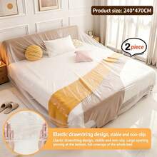 3/2/1pc Extra Large Elastic Dust Cover, Suitable For Sofa/Air Conditioner/TV/Motorcycle/Bicycle, Indoor And Outdoor Use, Made Of High-Quality Durable Material, All-Season Use, Multi-Functional Snug-Fit Design Protective Cover, Stretchable Sofa Protector - Multicolor - View 20
