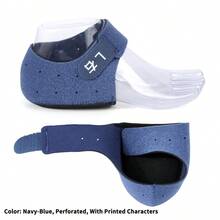 1 Pair New Lettered Perforated Adjustable Heel Protector Sleeve, Built-In Silicone Cushioning Heel Sleeve, Breathable Perforated Anti-Friction Foot Protector, Unisex - Multicolor - View 12