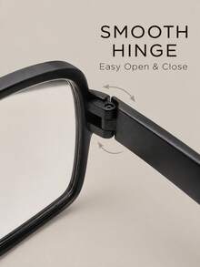 Blue Light Filtering Glasses With Clear Lenses Reduce And Filter Blue Light Emitted From Screens. Suitable For Indoor Office Use And Short-Term Outdoor Use, They Are Ideal For People Who Work, Study, Or Frequently Use Their Mobile Phones. - Glasses [Clear Lens] - View 7