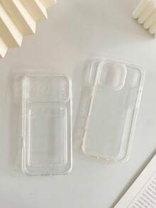 2件組極簡透明手機殼，適用於IP17/17pro/17promax/iPhone11/12/13/14/15/16/16promax，舒適軟殼保護套，兼容IP17promax - 彩色 - 查看 2