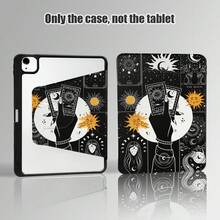 Playing Cards, Girl, Sun Painted Effect Tablet Protective Case, Built-In Pen Slot, With Stand, Compatible With Honor 8/9/10/X8/X8A/X9/X8Pro/X9Pro/ MatePad SE 11 Inch/MatePad 11 Inch/11.5 Inch/MatePad Pro/Apple 10th Gen/11th Gen 2025 (A16)/ Galaxy Tab A7/A9 And Other Popular Models - Multicolor - View 6