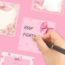 Cute Bow Stickers, Casual Adorable Self-Adhesive Sticky Notes, Suitable For Home, School And Office Gifts For Women - one-size - View 6