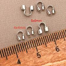 50pcs 18K Gold Plated Brass Metal Wire Protectors U-Shaped Wire Guards, For Jewelry Making, Earrings, Bracelets, Necklaces DIY Handmade Accessories - Multicolor - View 4