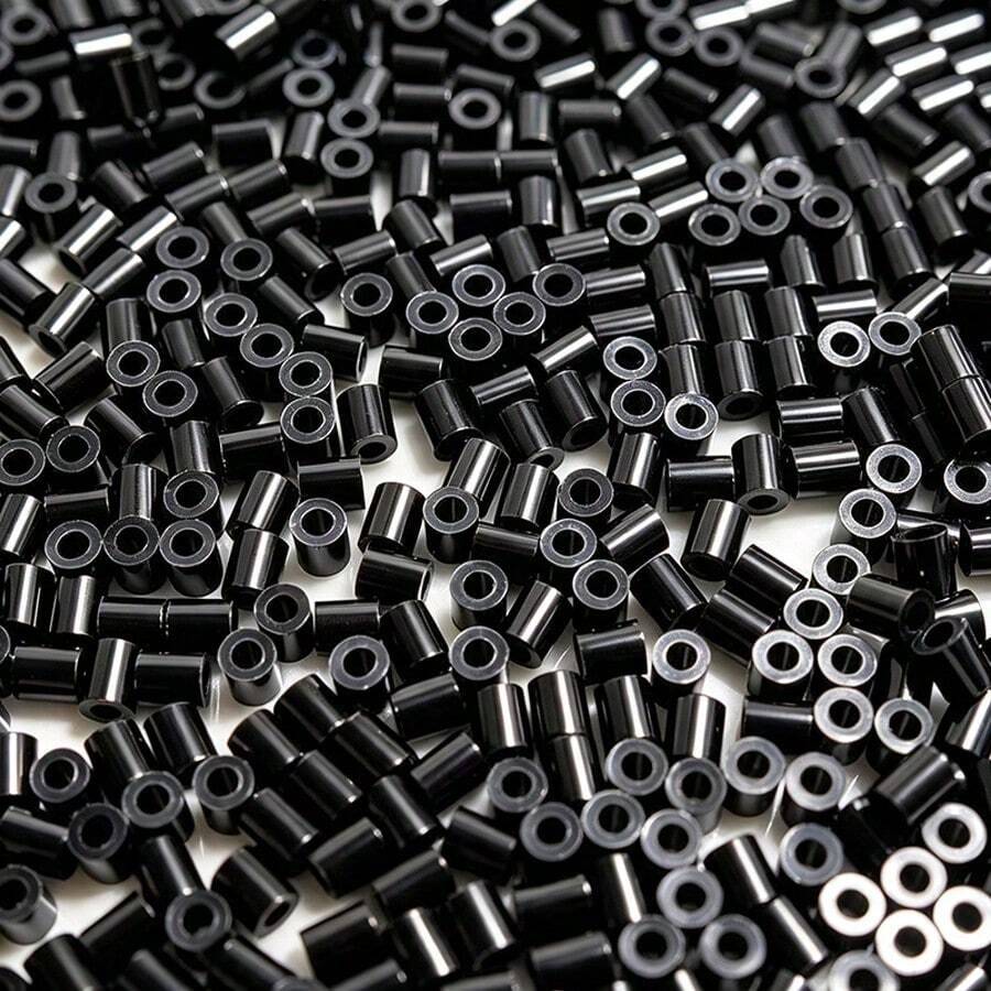 4000Pcs Mini 2.6mm Micro Fuse Beads, DIY Pixel Fusion Iron Beads, Pixel Art Craft Beads, Perler Beads For Jewelry Making, Iron Earrings, Handmade Pendants, Keychains, Fridge Magnets, Creative Decorations, DIY Handcraft Gift - A - View 1