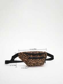 Fashionable Multi-Use Leopard Print Sports Casual Women's Chest Bag Waist Bag - Multicolor - View 3