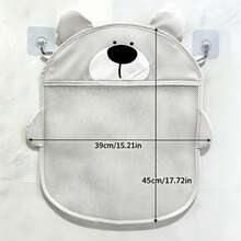 1pc Wall-Mounted Storage Bag, Home Hanging Bag. Large Capacity, Lightweight And Discreet. Baby Room Wall-Mounted Storage Bag, Bedside Storage Organizer, Space-Saving Hanging Bag For Baby Diapers And Toys. Can Store Baby Underwear, Socks, Stationery, Skincare Products, Diapers And Various Small Items. Unisex, Essential Storage Item For Home, Rental, Dormitory, Study. - Multicolor - View 8