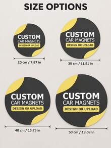 Custom Car Magnetic Signs, Personalized Vehicle Magnetic Decals With Logo And Text, Suitable For Cars, Trucks And Commercial Advertising - Multicolor - View 3