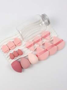 Random Makeup Sponges, Mini Makeup Sponges, Powder Puffs, Mini Powder Puffs, Mini Finger Cushion Powder Puffs; Foundation Application Makeup Sponge, Compatible With Liquid Foundation, Concealer, Loose Powder, Flawless Application; Multi-Color Makeup Sponges, Latex-Free Material, Dry And Wet Use - Multicolor - View 3