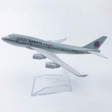 1pc Qatar Airways Boeing 737 Alloy Simulation Airplane Model, With Landing Gear, Aviation Collection Decorative Gift, Suitable For Aviation Enthusiasts - Multicolor - View 6