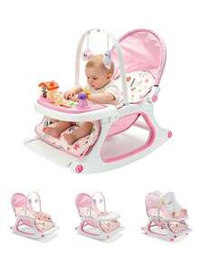 Baby Bouncers, Jumpers & Swings - Pink - View 2