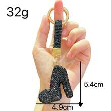 Hasbro New Creative Rhinestone Women's High Heel Shoes Keychain Charm, Exquisite Boutique Girls Bag Pendant Accessory - One Size - View 4
