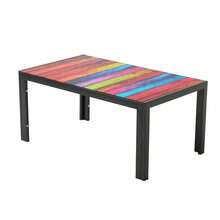 Black Glass Coffee Table, Small Tea Table, Glass Sofa Table With Metal Legs - Black - View 4