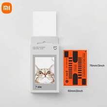 Xiaomi Mi Home Pocket Photo Printer Zink Adhesive Photo Paper, 50 Sheets Inkless Printing Paper, Compatible With Mi Home Pocket Photo Printer And Mi Home Pocket Photo Printer 1S, Self-Adhesive Instant Print Photo Paper, Suitable For DIY Scrapbooks And Journals - View 2