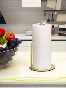 Heavy Duty Kitchen Paper Towel Holder With Weighted Base - Space-Saving Countertop Storage Rack. Modern Design Style, Suitable For Paper Towels And Toilet Paper. Durable Kitchen Utensil Storage Solution. Kitchen Paper Towel Holder - Multicolor - View 8