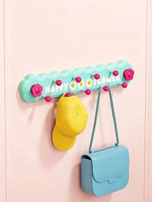 1pc Suction Cup Rotating Hook, No-Drill Strong Load-Bearing Wall Hook, Multi-Color Dopamine Style, Plastic Material, Suitable For Bathroom, Kitchen, Entryway, Behind Door And More, Home Storage Organizer Hook - Multicolor - View 14