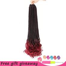 1/6 Pack, Women's Crochet Wig, 14-24 Inch Crochet Braid, Box Braid, French Curl, Pre-Wound Crochet Wig, Short French Curl Crochet Braid, Curled Ends, Hair Extensions, Includes Wig Tools - Multicolor - View 30